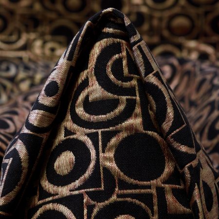 Jacquard, Cotton, Raven Black&Sesame