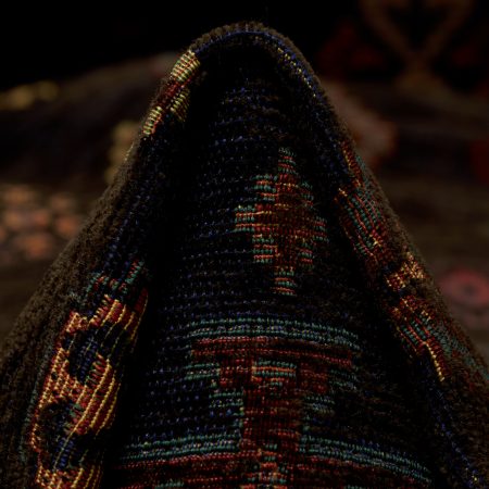 Jacquard, Cotton Blend, Black Onyx&Merlot