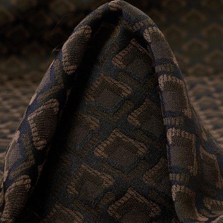 Jacquard, Elastic, Mahogany