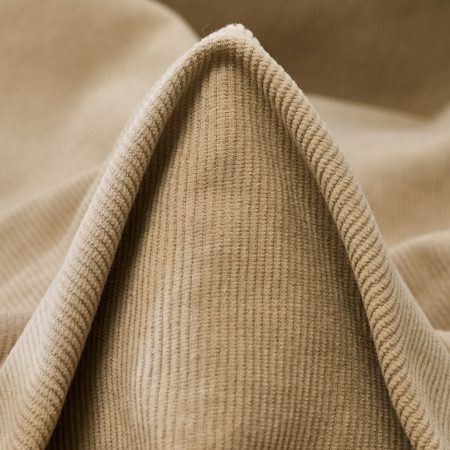 Corduroy, Cotton Elastic, Taupe