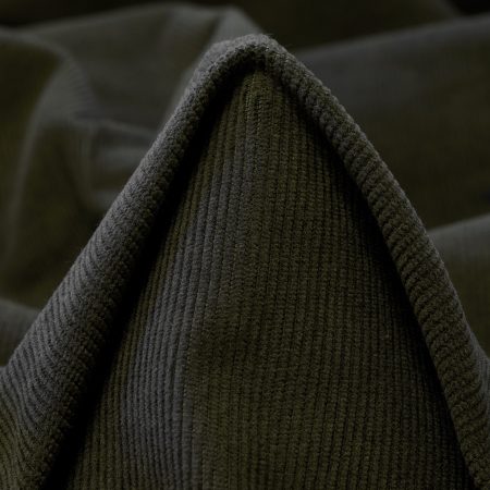 Corduroy, Cotton Elastic, Olive Night